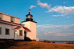 Fort Point Lighthouse Over Penobscot Bay in Maine